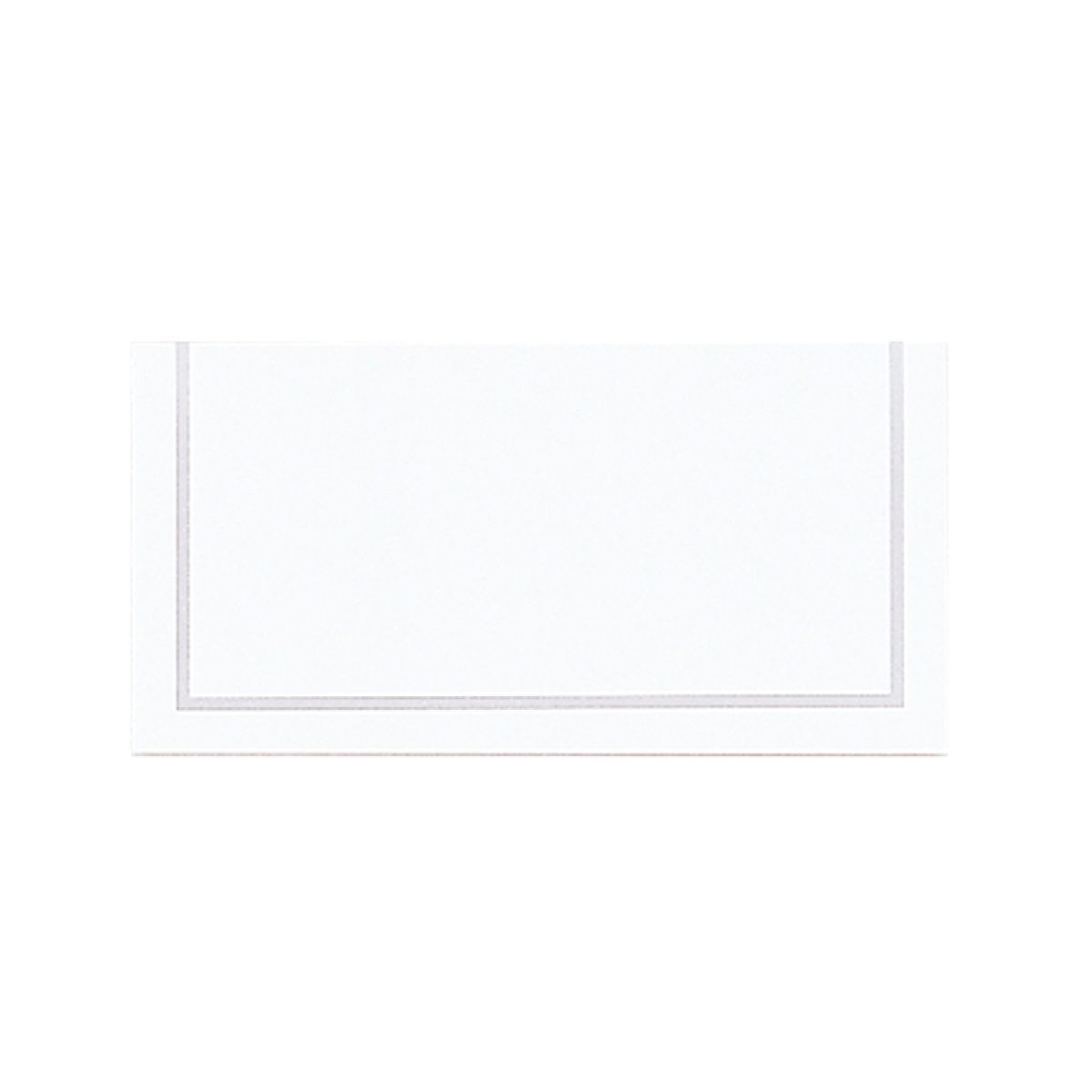 Classic Wedding Place Cards - Silver (50pk)