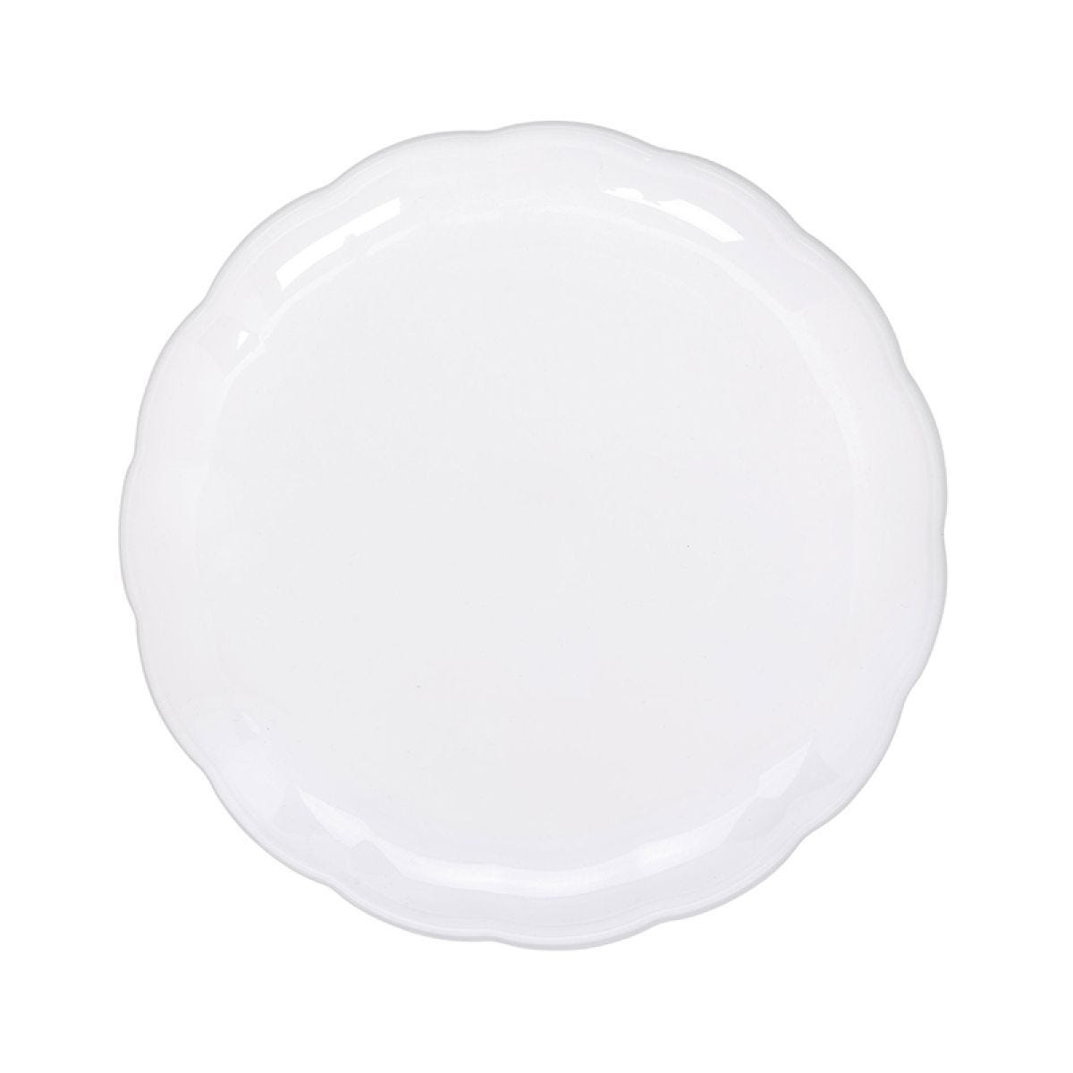 White Plastic Round Tray - 30cm