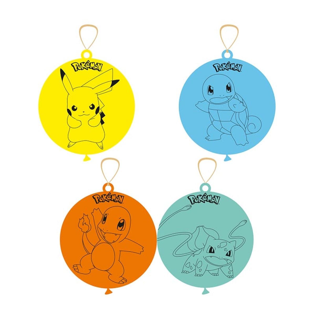 Pikachu Pokemon Party Punch Balloons (4pk)