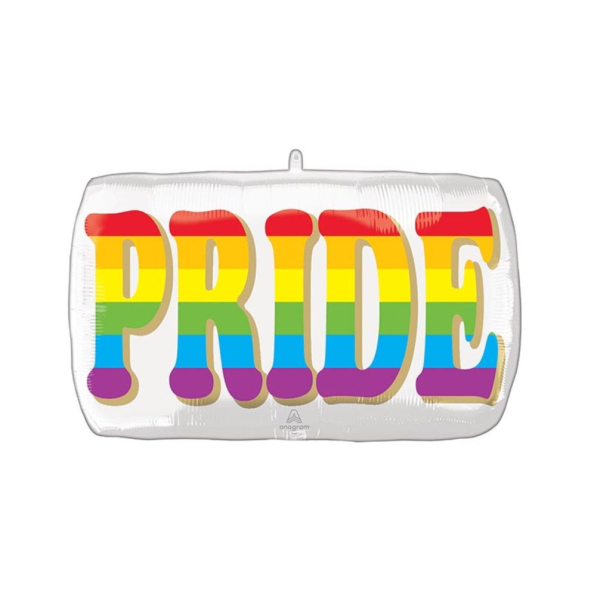 Pride Rainbow Supershape Balloon - 28" x 17" Foil