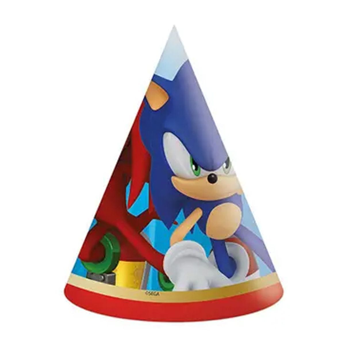Sonic Speed Paper Party Hats (6pk)