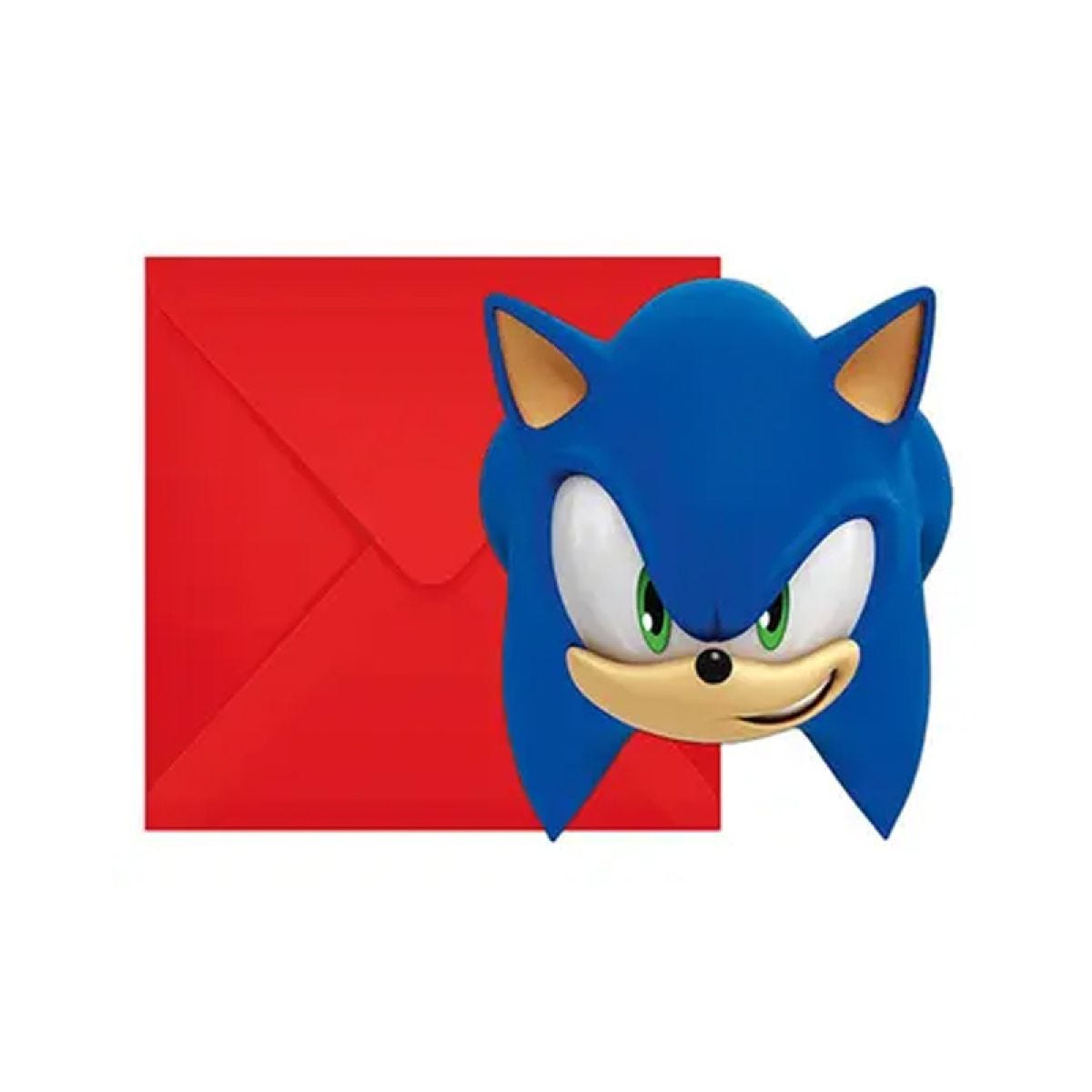 Sonic Speed Party Invitations & Envelopes (6pk)