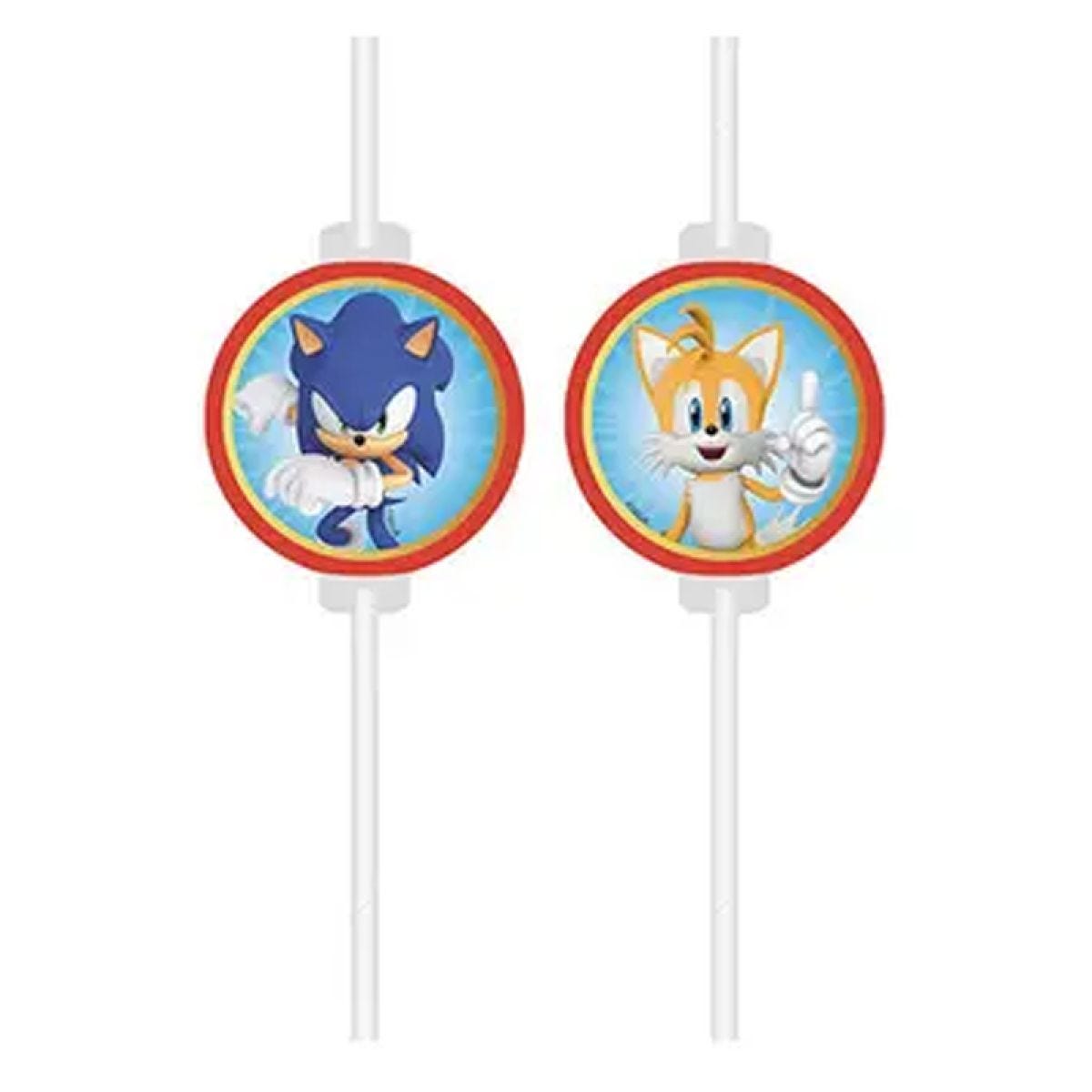 Sonic Speed Paper Straws (4pk)