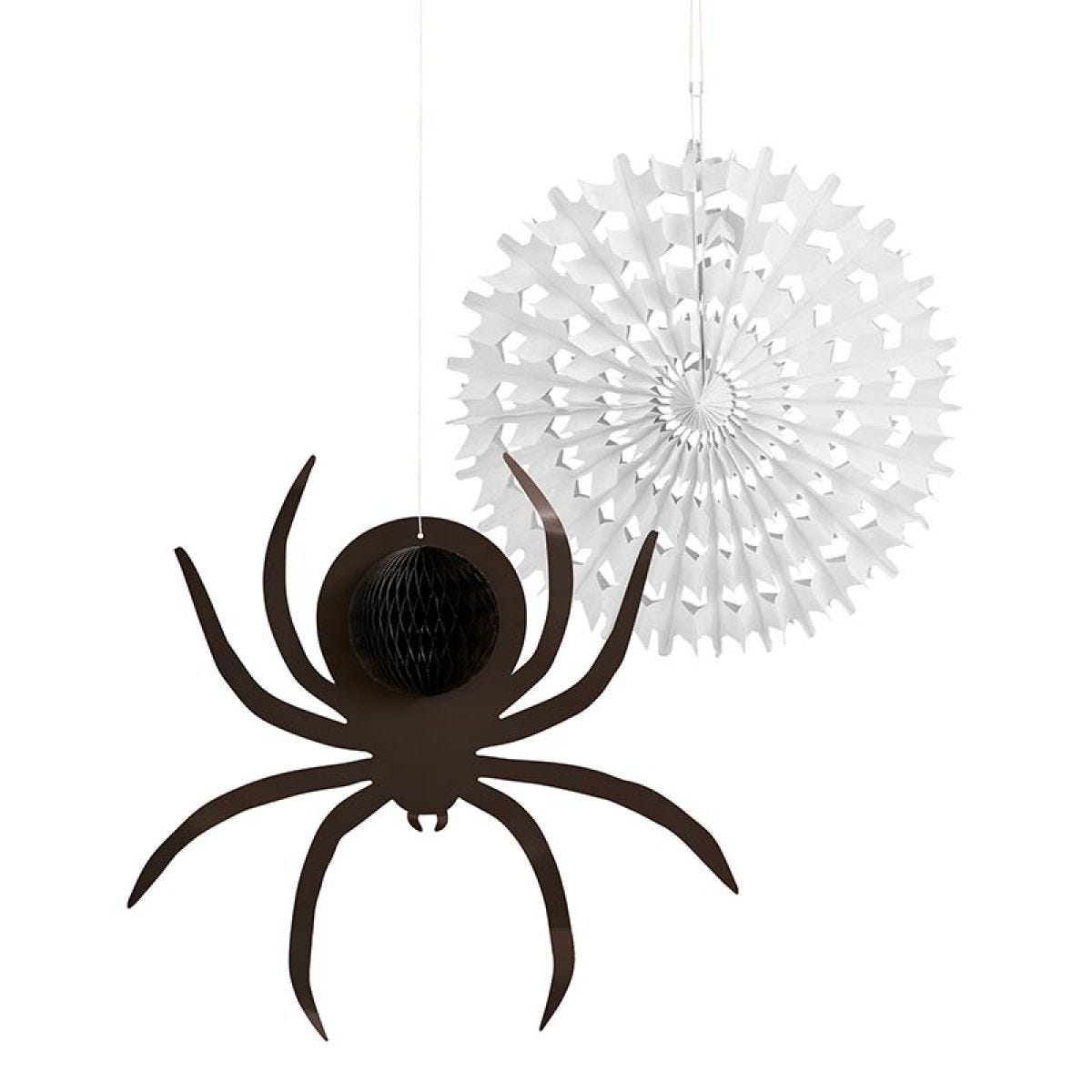 Honeycomb Spider & Web (2pk)