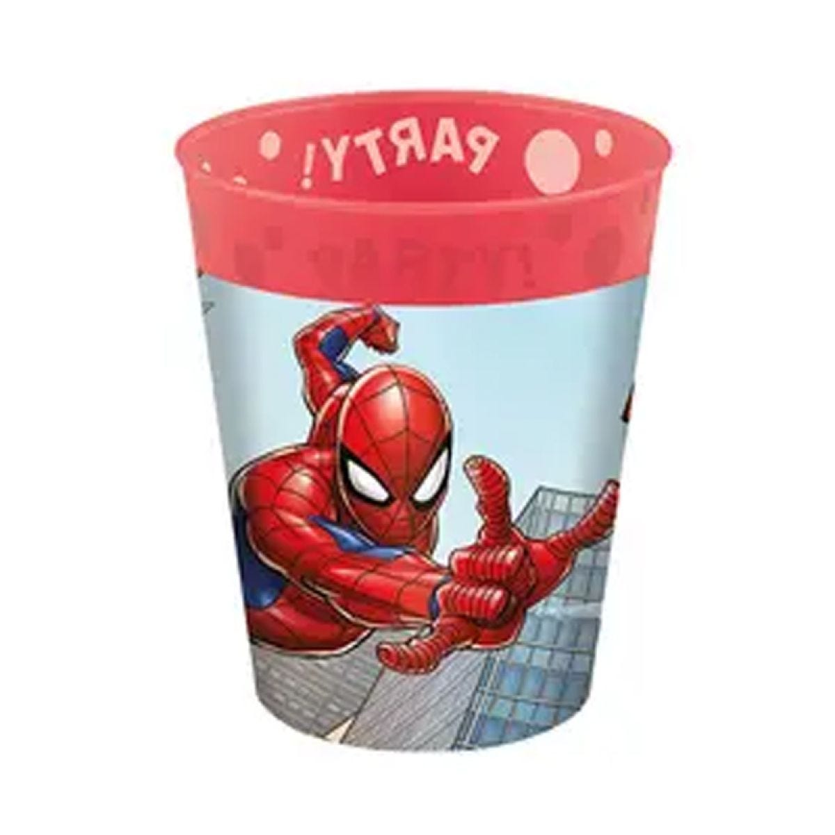 Spiderman Reuseable Plastic Party Cups - 250ml (4pk)