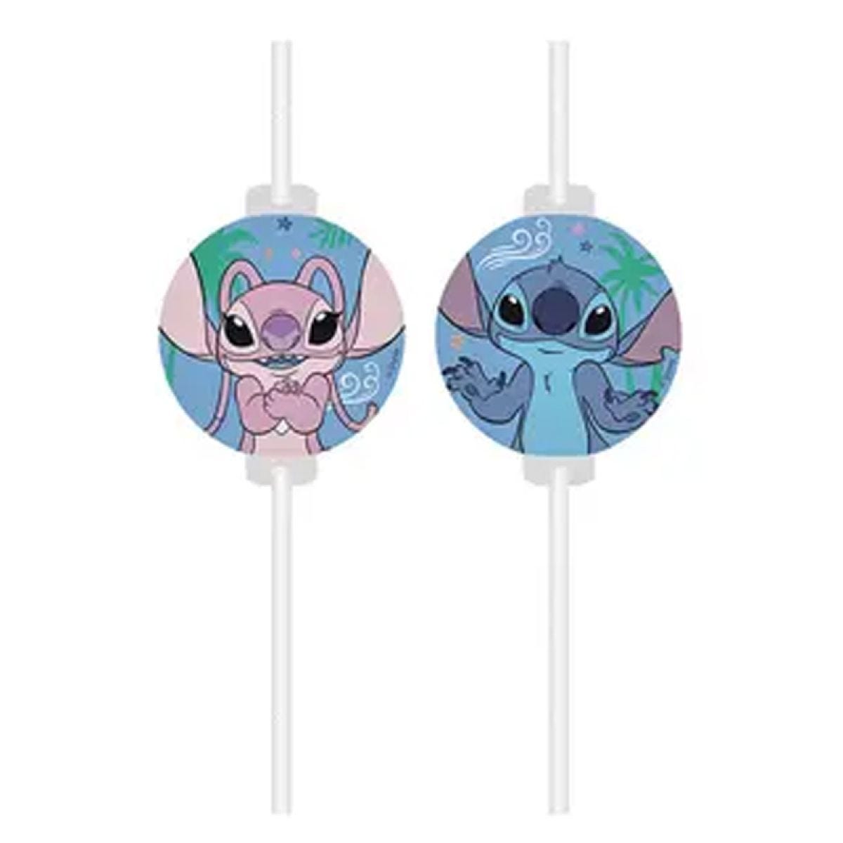 Disney Stitch Party Paper Straws (4pk)