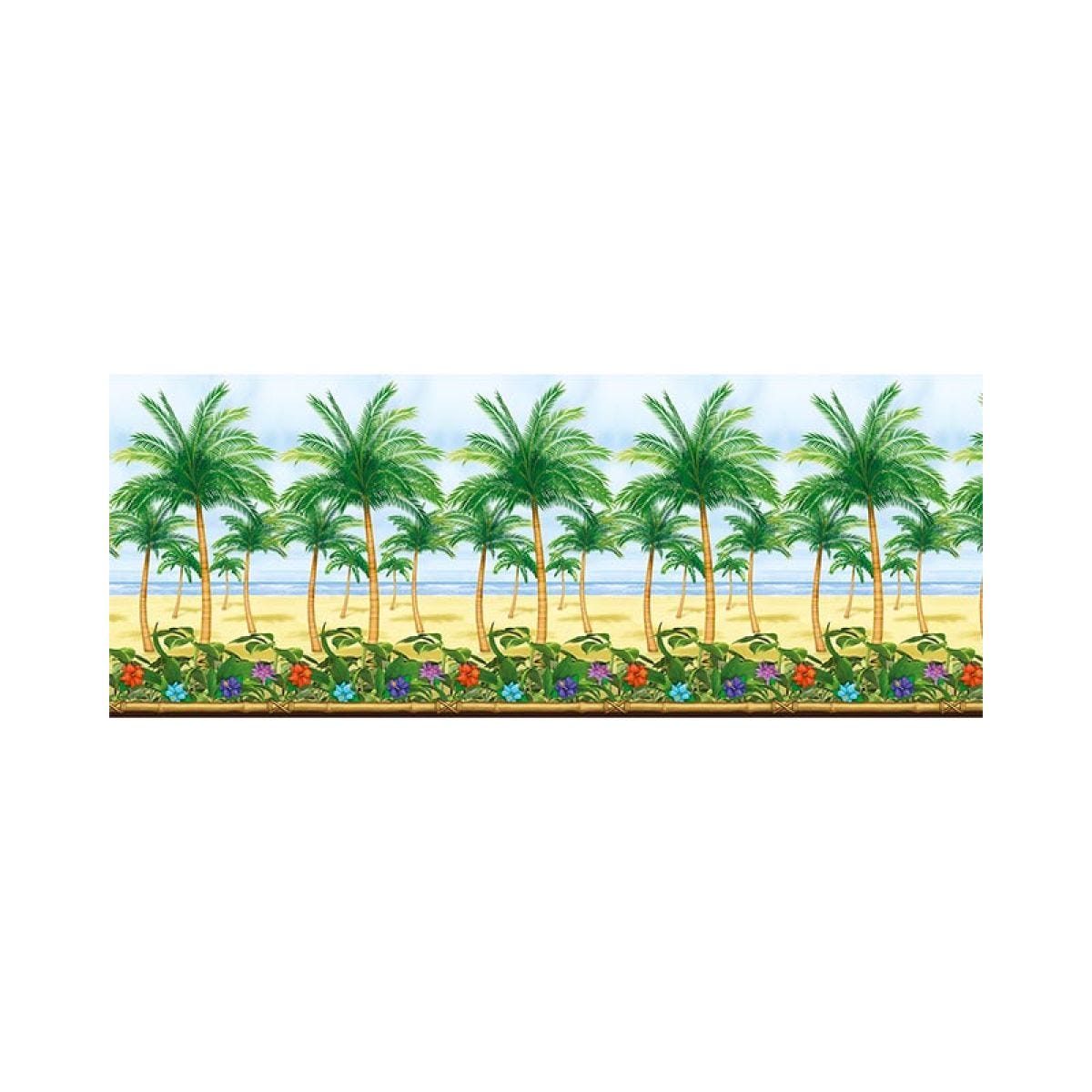 Hawaiian Palm Tree Scene Setter Roll