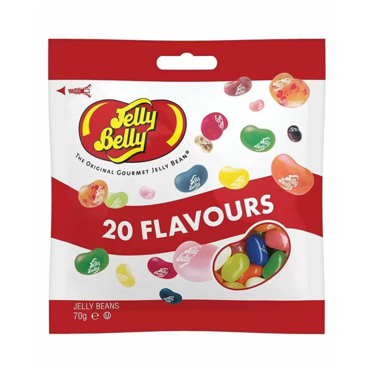 Jelly Belly 20 Assorted Flavour Mix Jelly Beans Bag - 70g