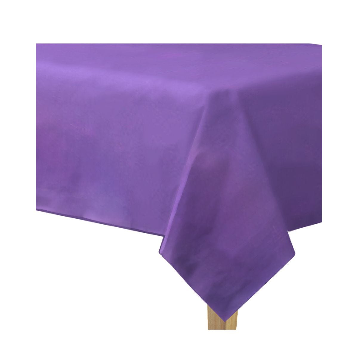 Purple Plastic Tablecover