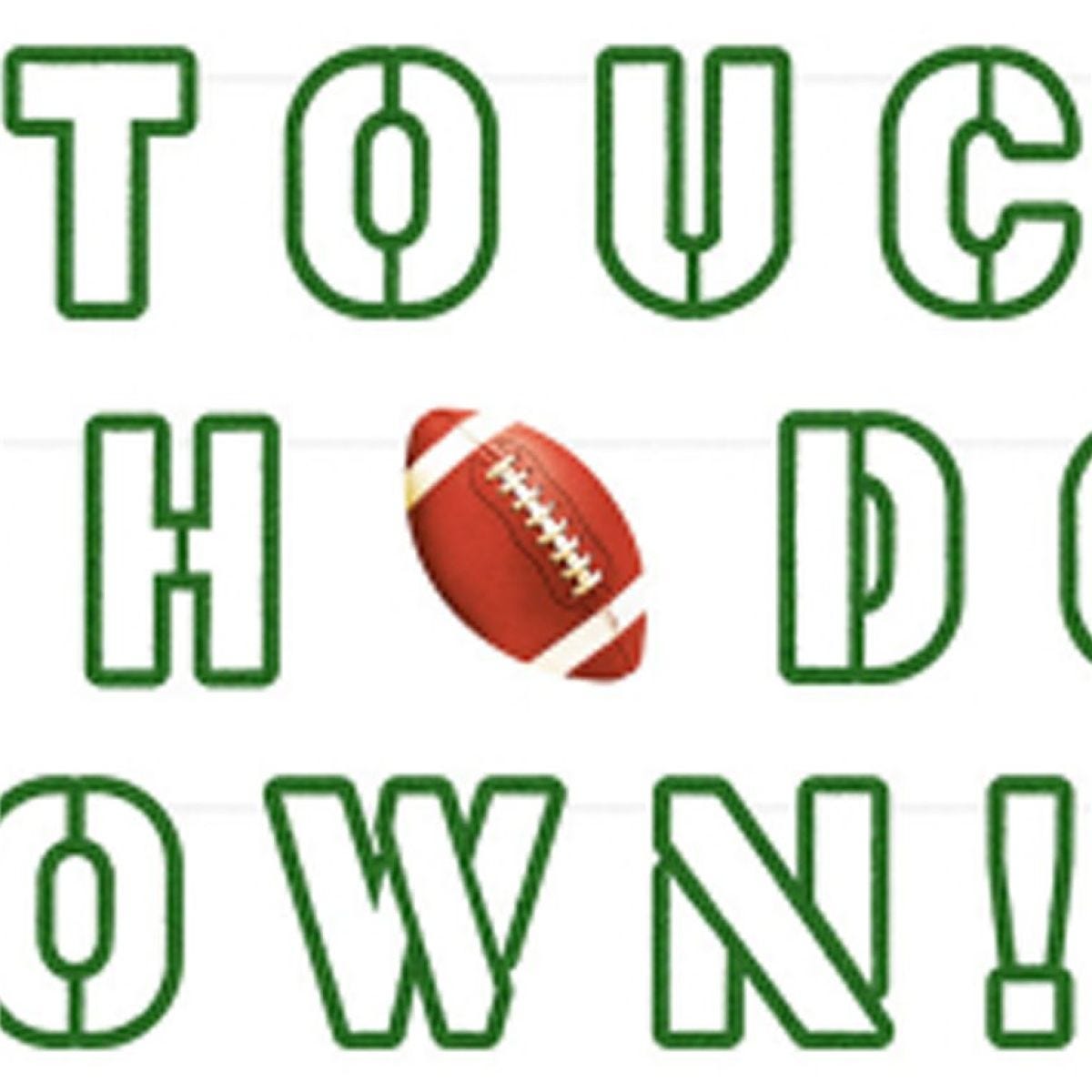 Touchdown Letter Banner - 1.8m