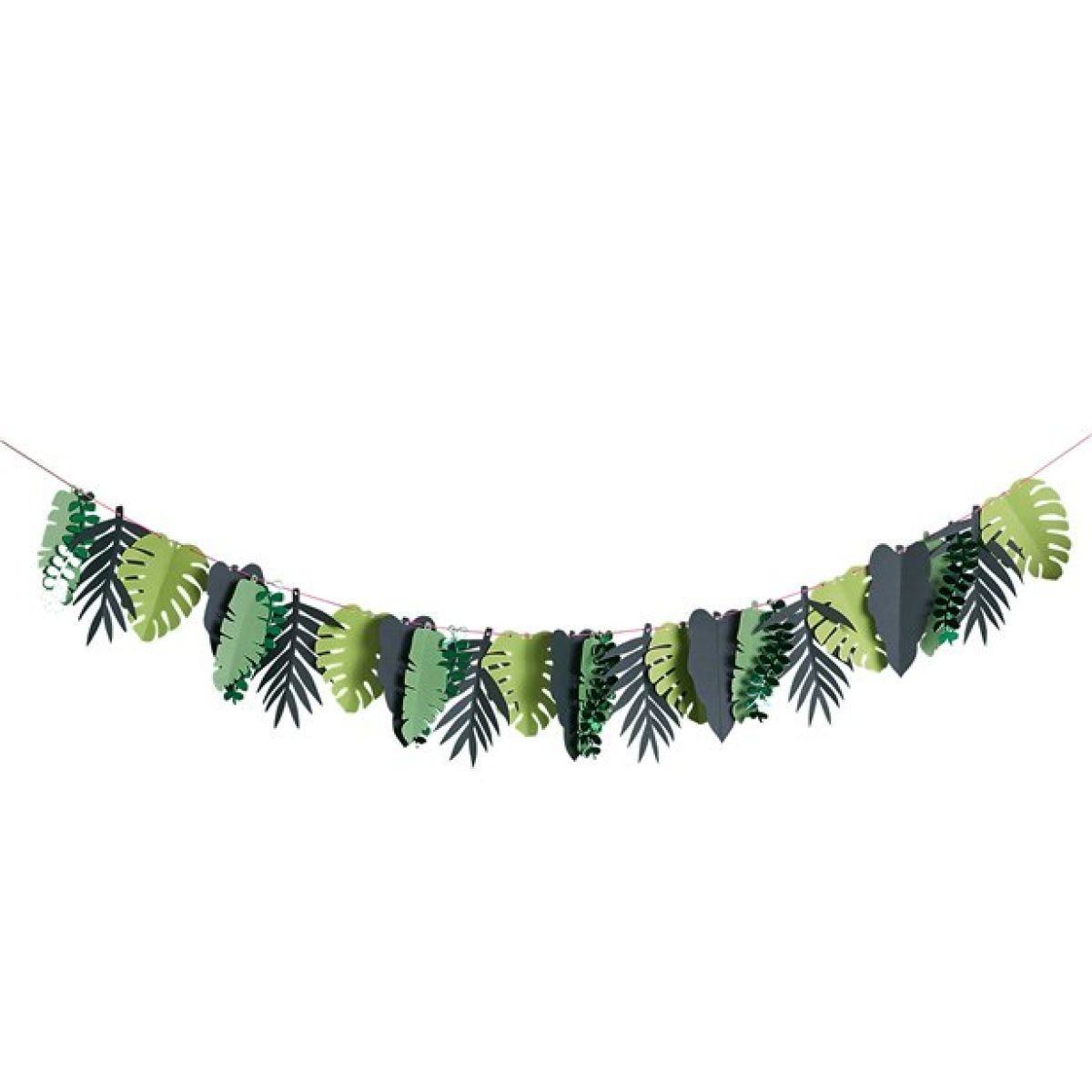 Tropical Leaf Paper Garland - 2m