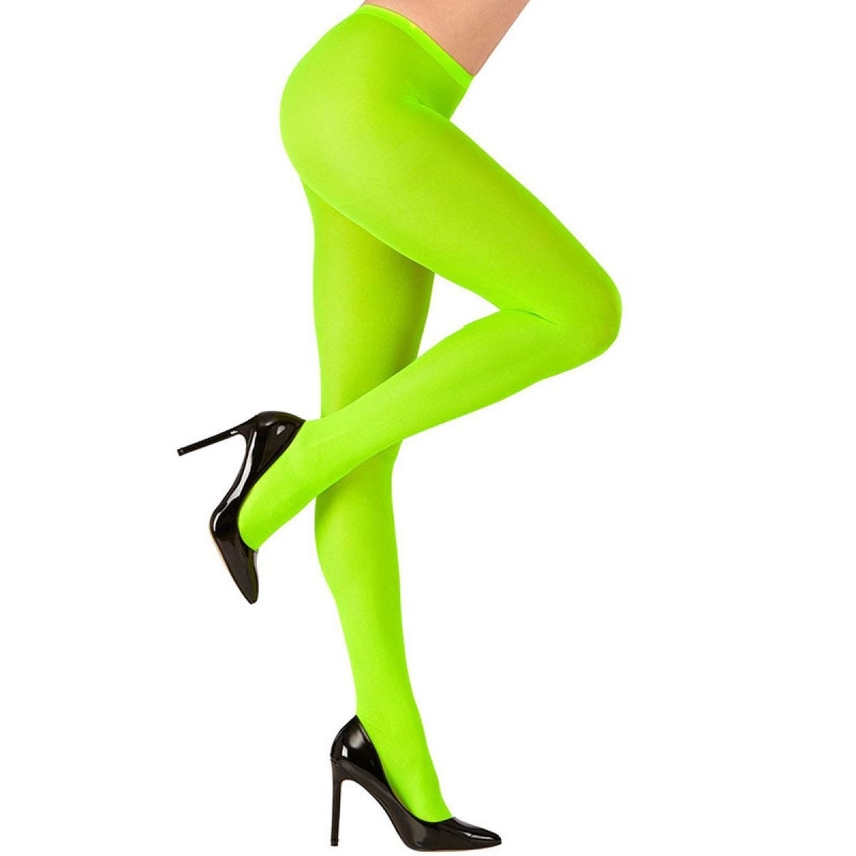 Neon Green Tights - One Size