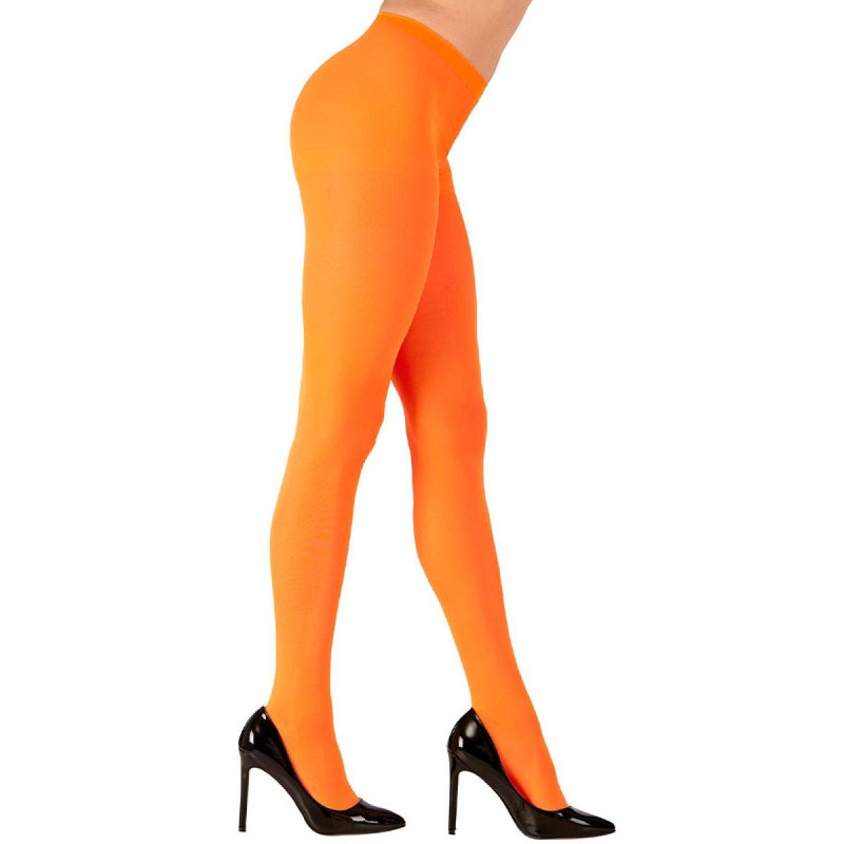Neon Orange Tights - One Size