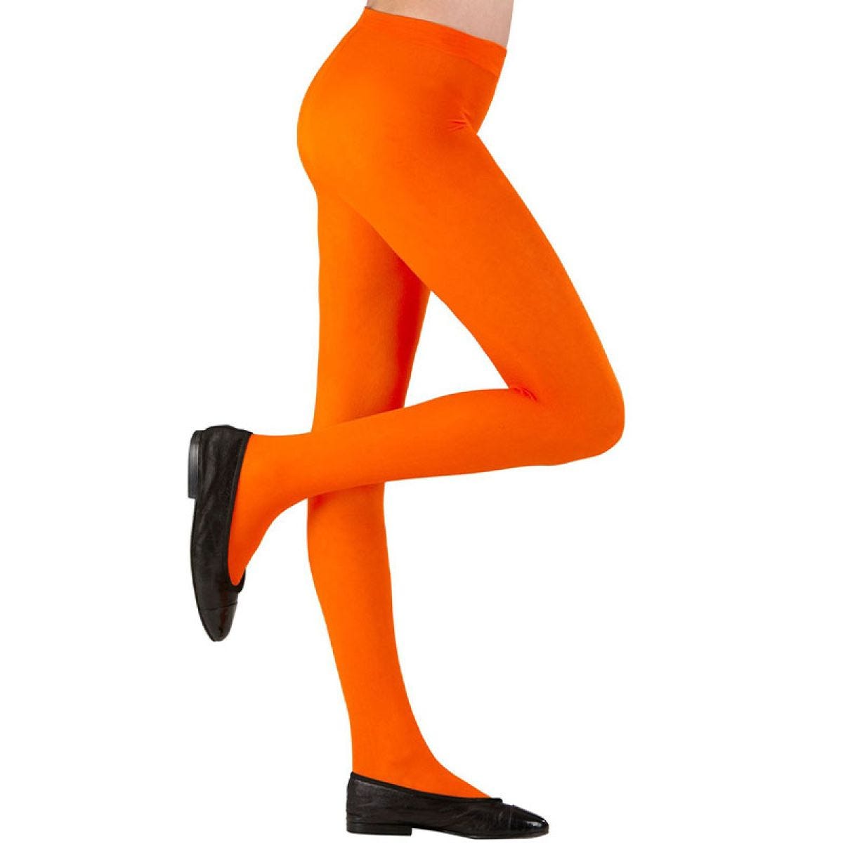 Orange Tights - 4-6 Years