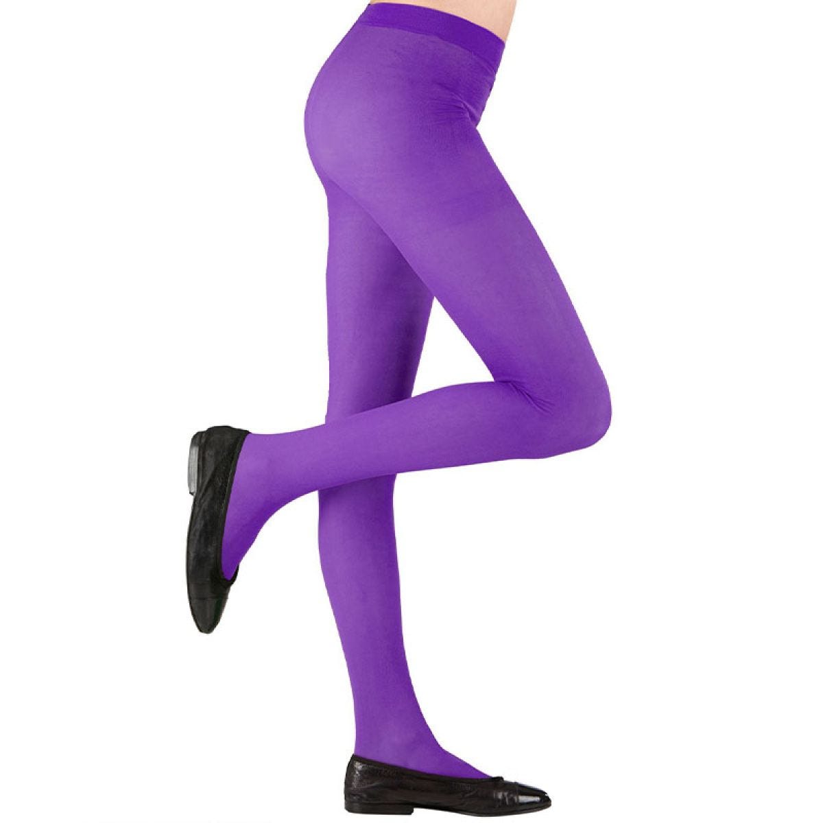 Purple Tights - 4-6 Years