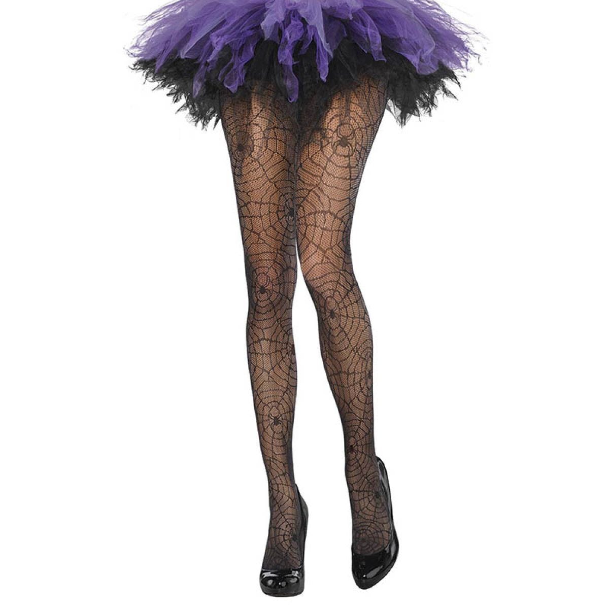 Spider Web Tights - Adult One Size