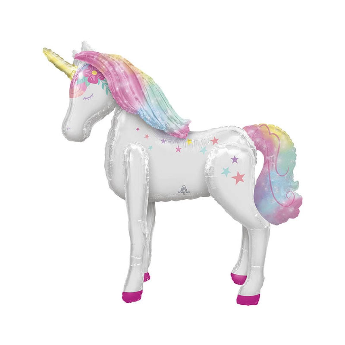 Enchanted Unicorn Airwalker Balloon - 46" Foil