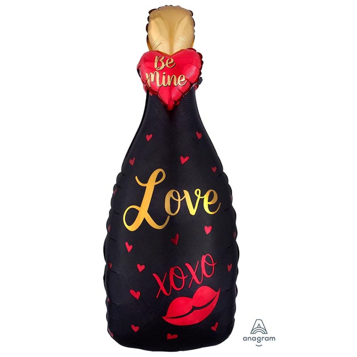 Bubbly Love Supershape Balloon - 14" x 35" Foil