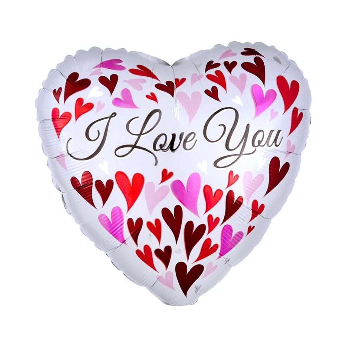 I Love You Hearts Balloon - 18" Foil