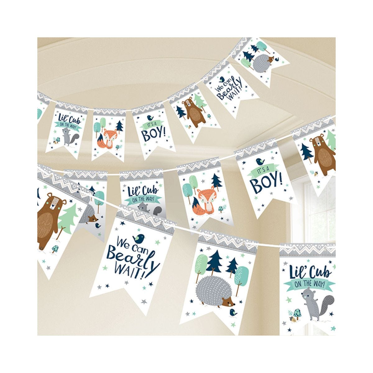 Bearly Wait Paper Bunting - 4.6m