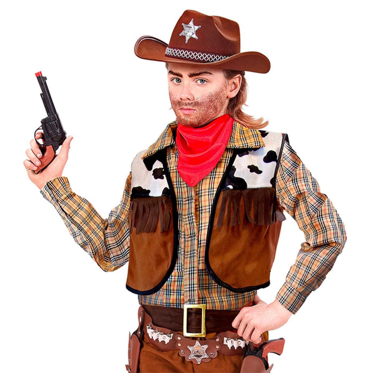 Black Cowboy Western Pistol