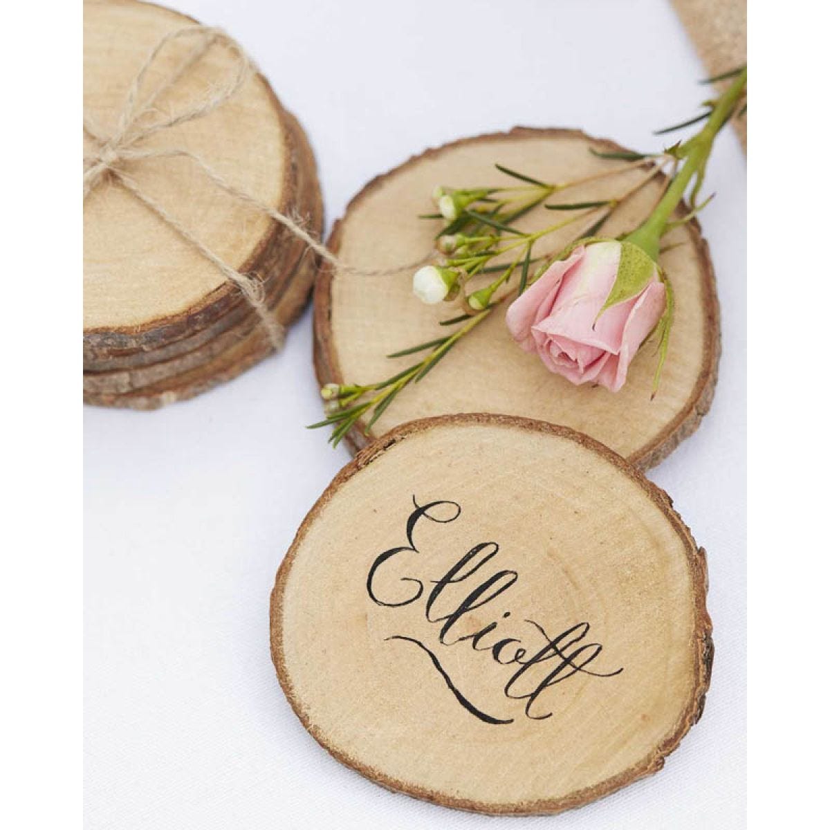 Mini Wooden Slices - 7.5cm (5pk)