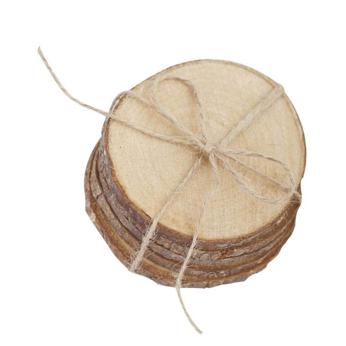 Mini Wooden Slices - 7.5cm (5pk)