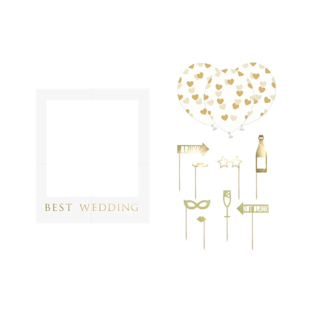 Best Wedding Selfie Photo Booth Frame Kit