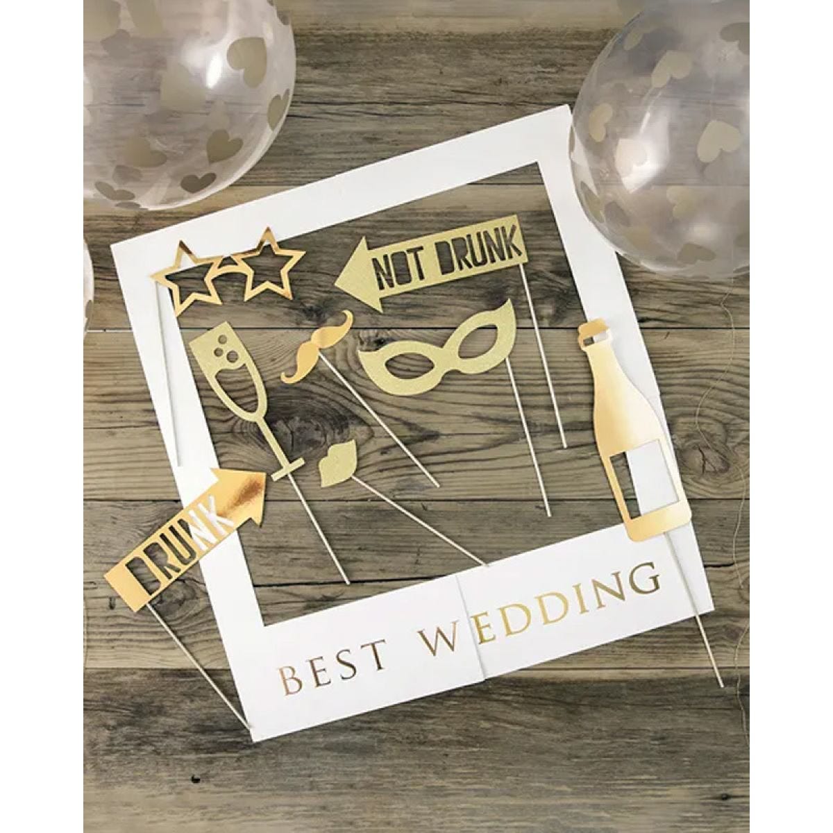 Best Wedding Selfie Photo Booth Frame Kit