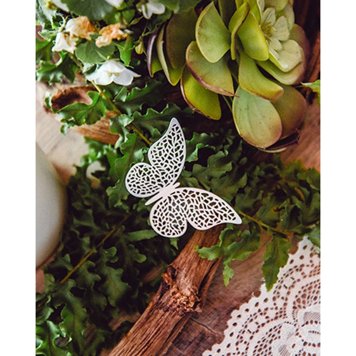 Paper Butterfly Decorations - 6.5cm x 4cm (10pk)