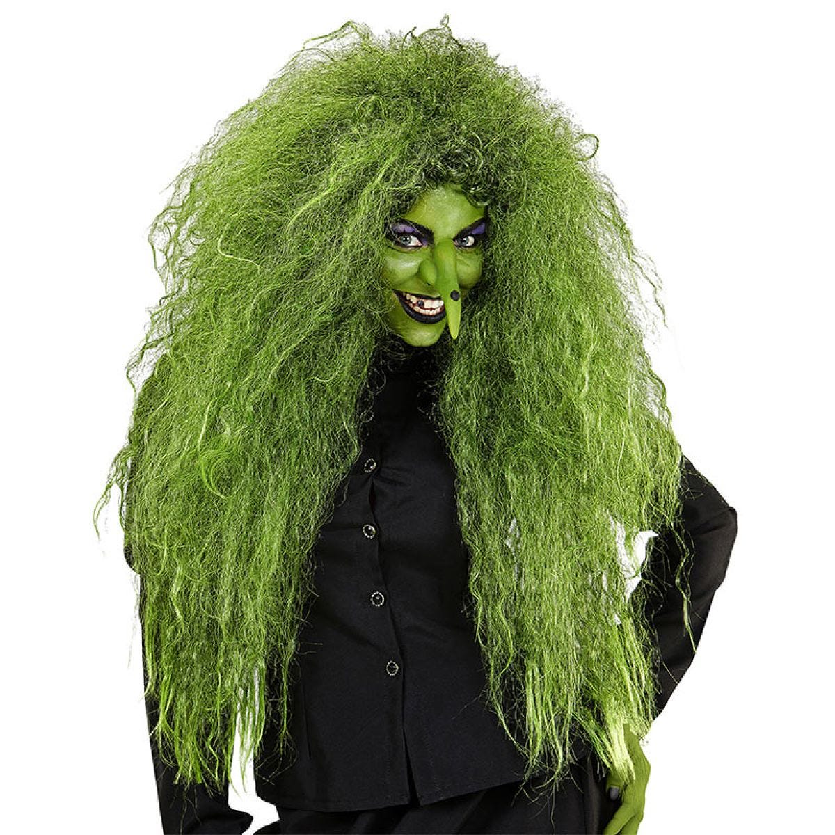 Green Witch Wig