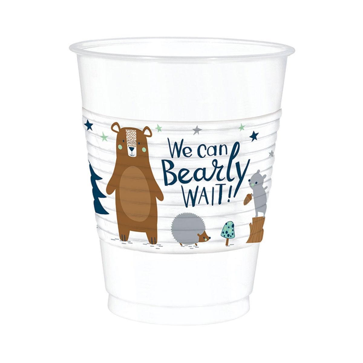 Bear-ly Wait Plastic Cups - 473ml (25pk)