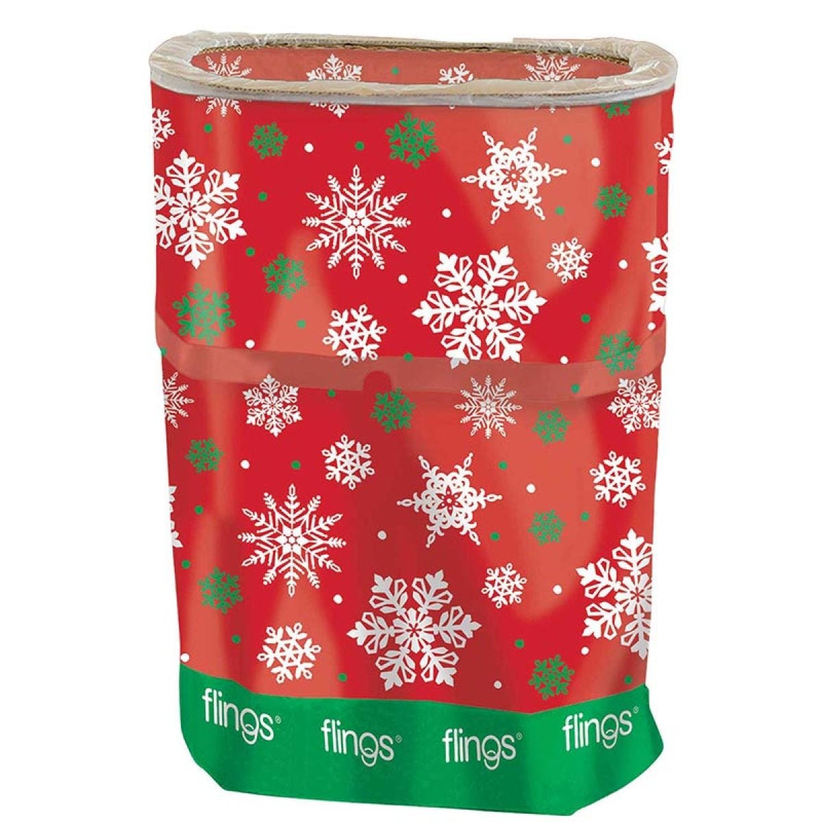 Christmas Snowflake Fling Pop Up Bin