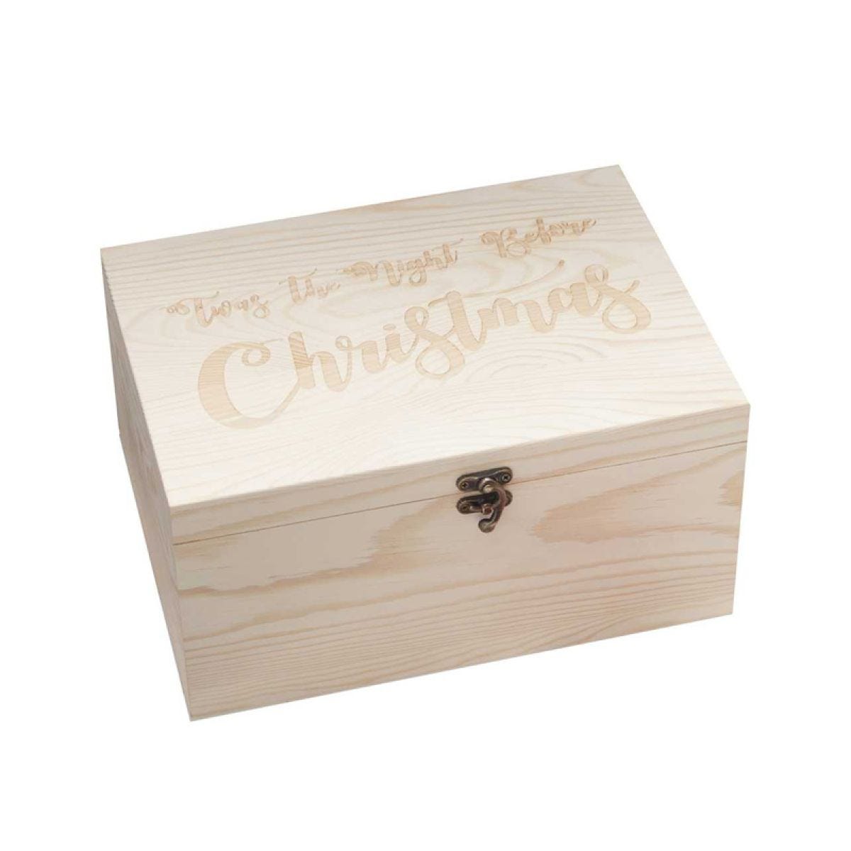 Wooden Christmas Eve Box - 28cm