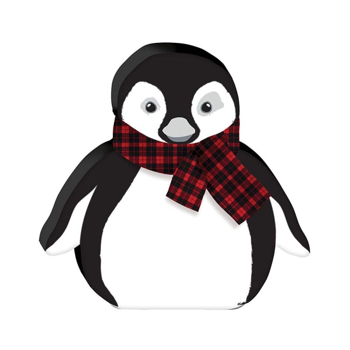 Standing MDF Penguin - 15cm x 11cm