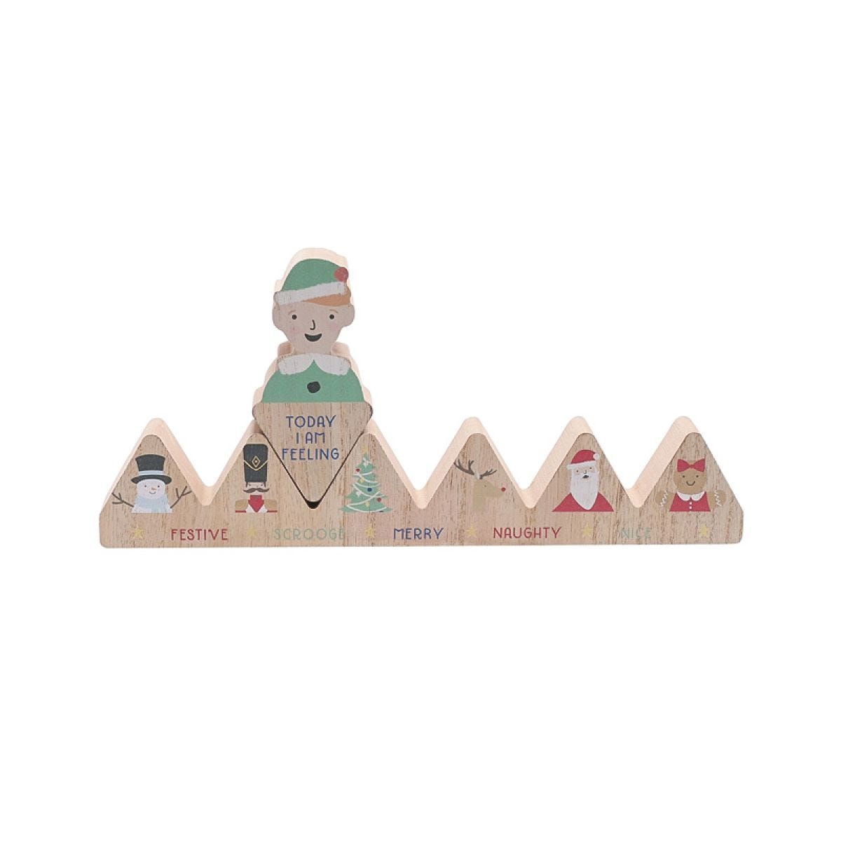 Wooden Advent Mood Calendar - 29.5cm