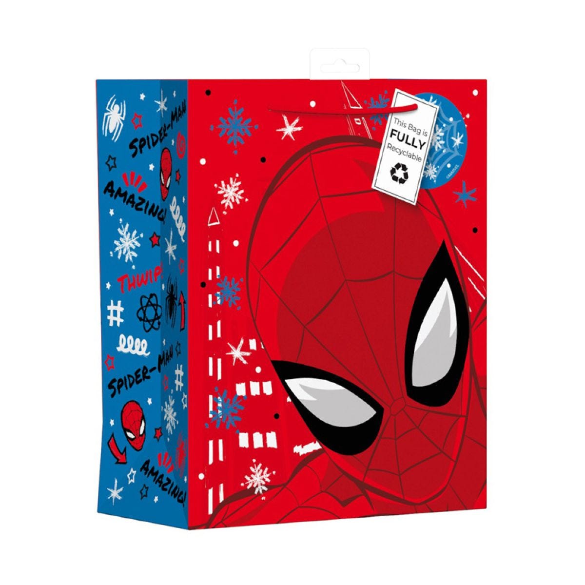 Spiderman Large Gift Bag - 33cm x 26cm