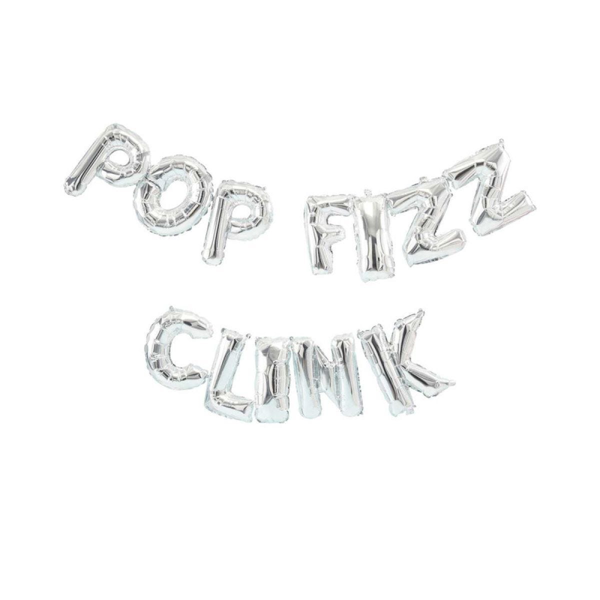 Pop Fizz Clink Balloon Bunting - 3m