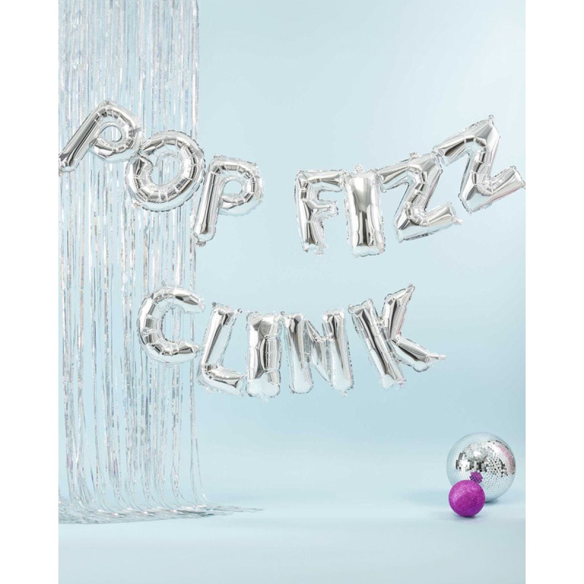 Pop Fizz Clink Balloon Bunting - 3m