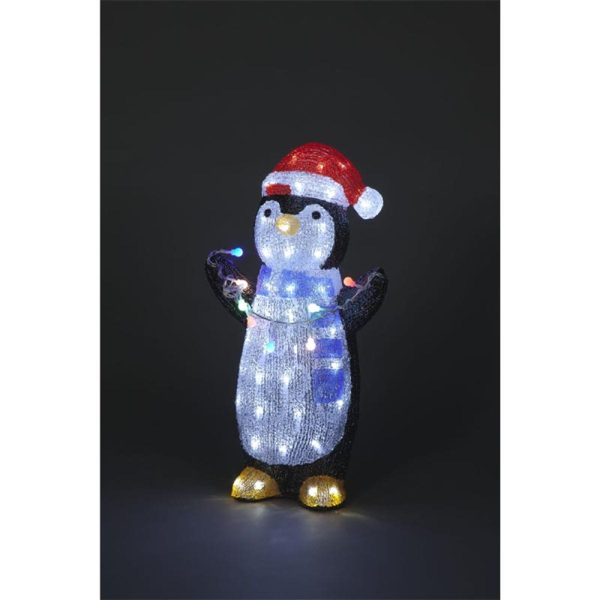 Acrylic Penguin LED Decoration - 51cm