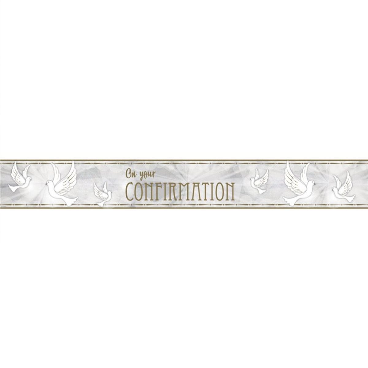 Confirmation Dove Paper Banners - 1m (3pk)