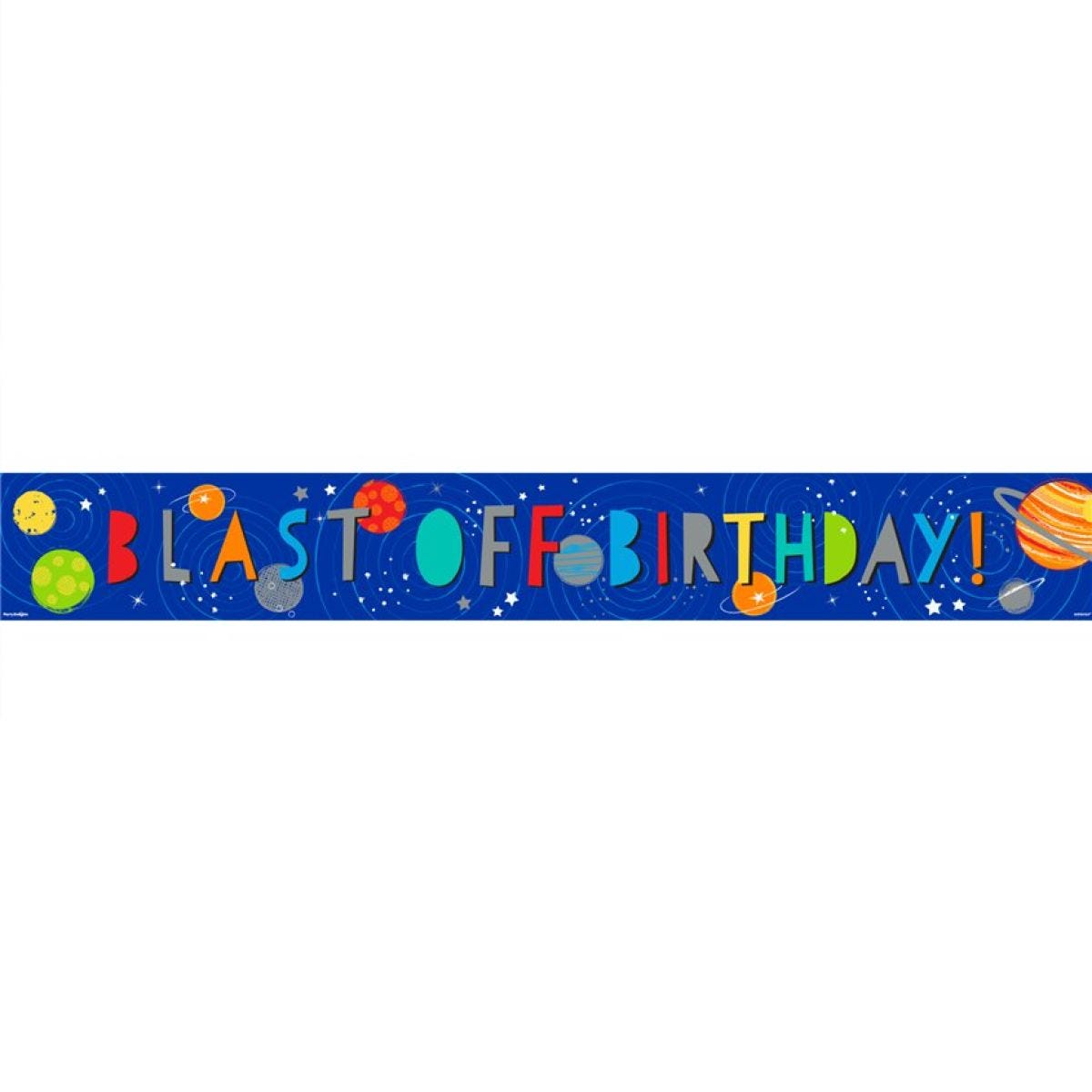 Blast Off Paper Banners - 1m (3pk)