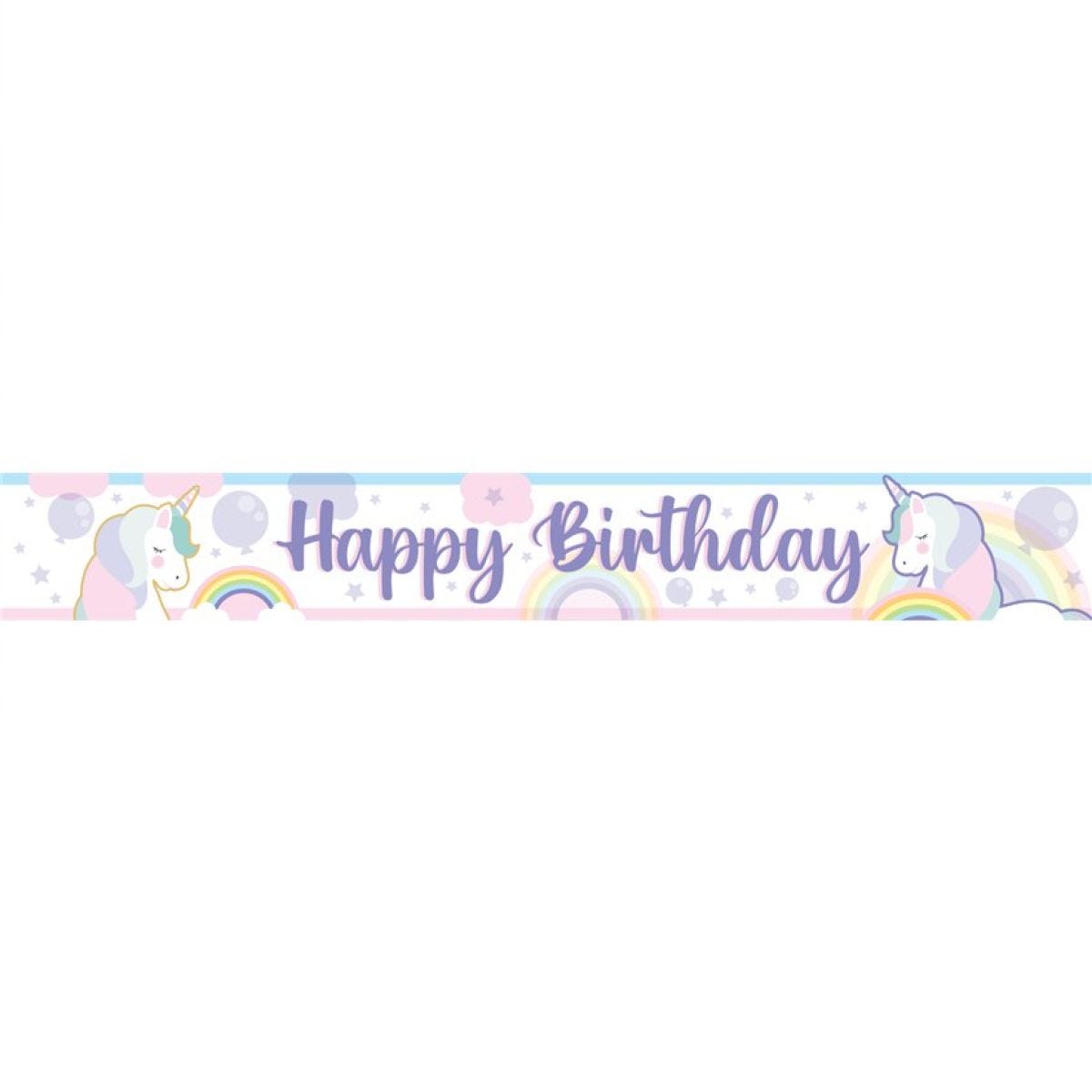 Unicorn Wishes Paper Banners - 1m (3pk)