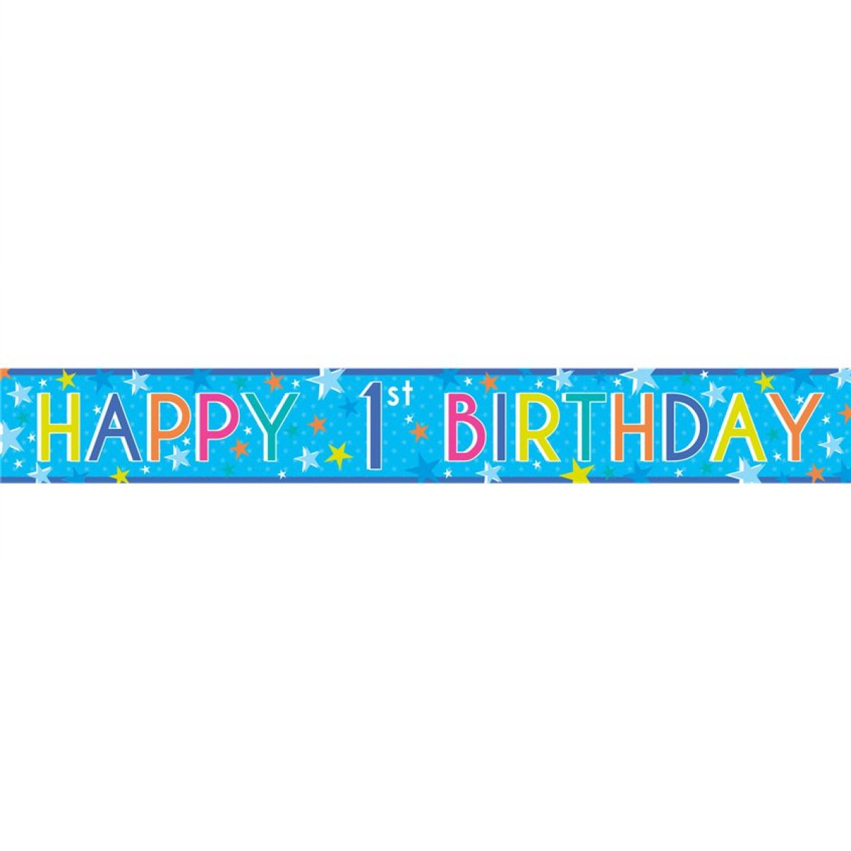 Boys 1st Birthday Paper Banners - 1m