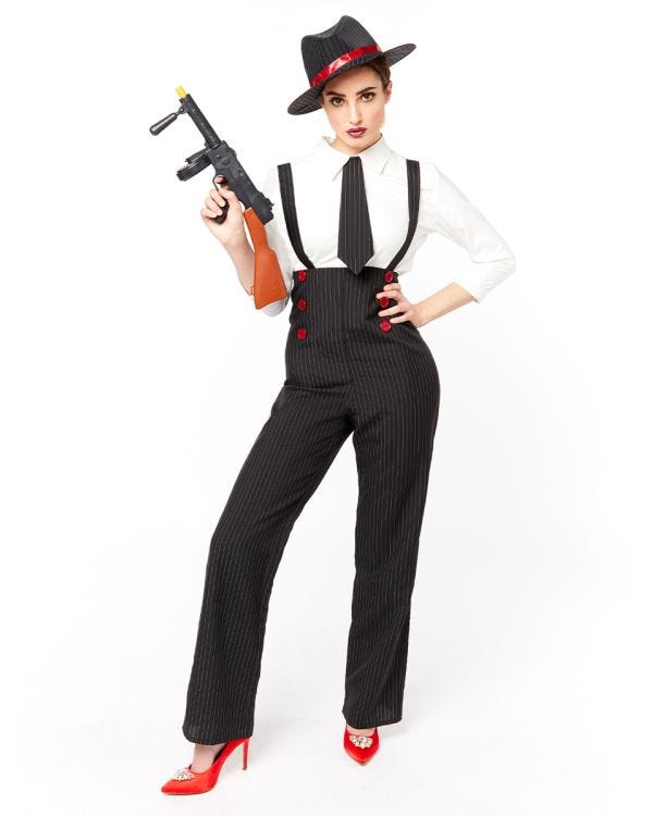 Gangster Lady - Adult Costume