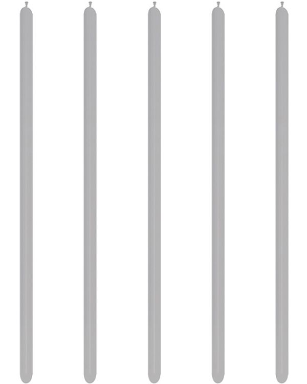 260 Modelling Latex Balloons Fashion Grey (100pk)