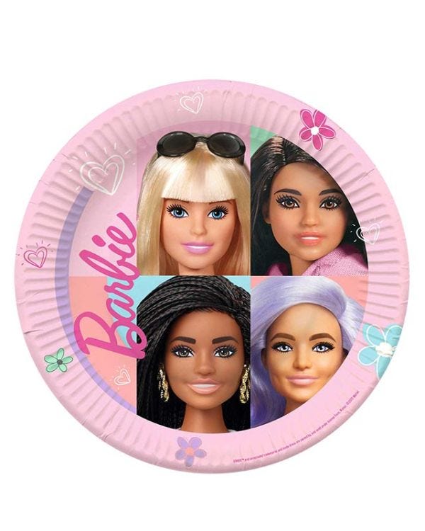 Barbie Sweet Life Paper Plates - 23cm (8pk)