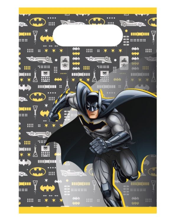 Batman Paper Loot Bags (8pk)