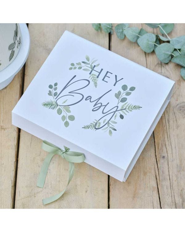 Hey Baby Botanical Gift Box - 30cm x 10cm