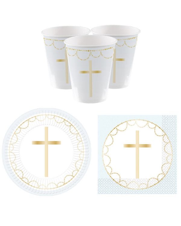 Blue Celebration Cross Party Pack for 8
